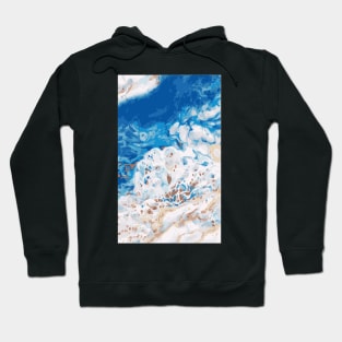 Marble pattern Hoodie